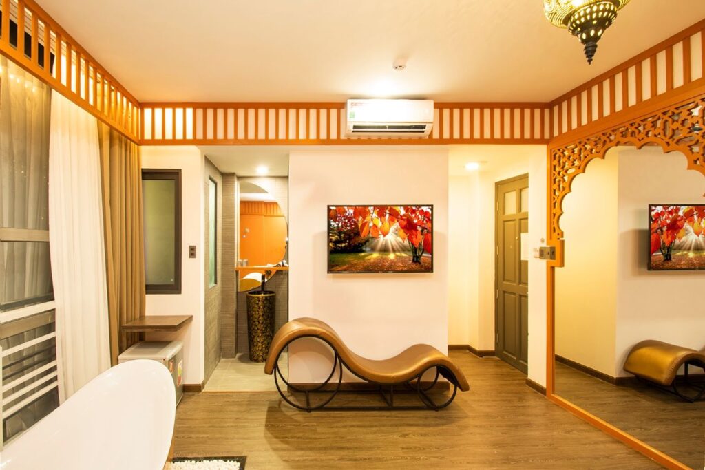 Ghế tantra tại Eros Love Hotel